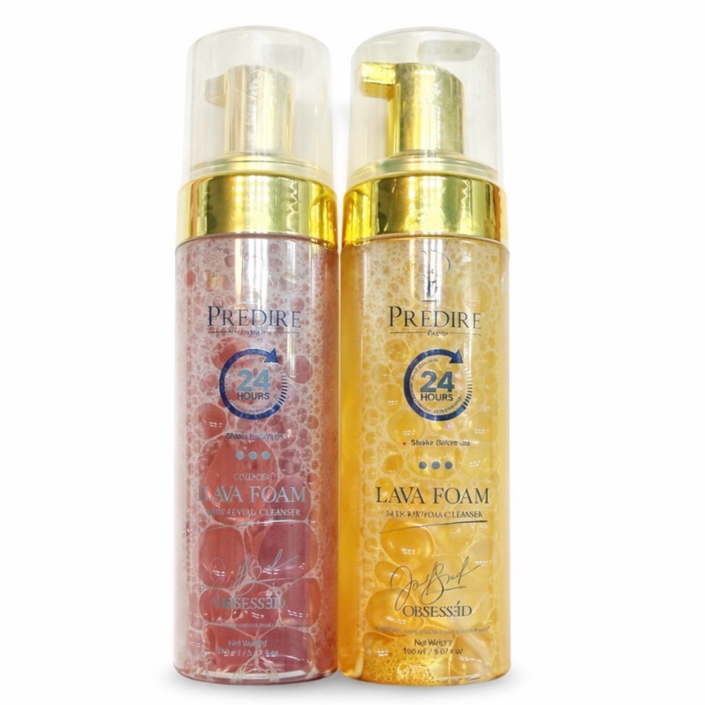 Predire Paris Lava Foam Cleanser Luxury DUO 24 Hour Foam Cleanser 150ml Each